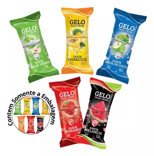 4 UNIDADES GELO SABOR sortido