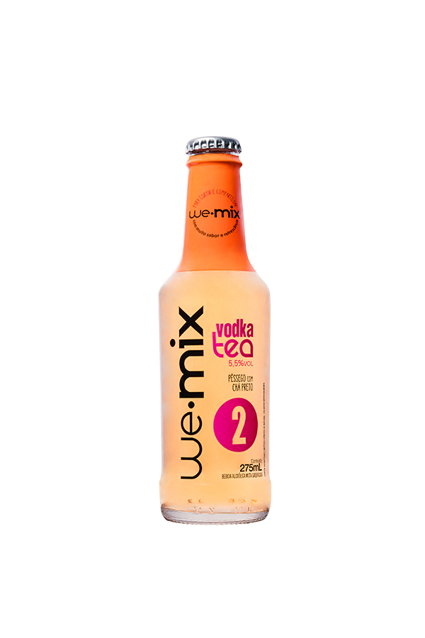 MIX SABOR PESSEGO TEA LONG NECK  275 ML 
